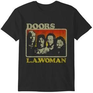 The Doors La Woman Band Jim Morrison Rock Tee T-Shirt 1